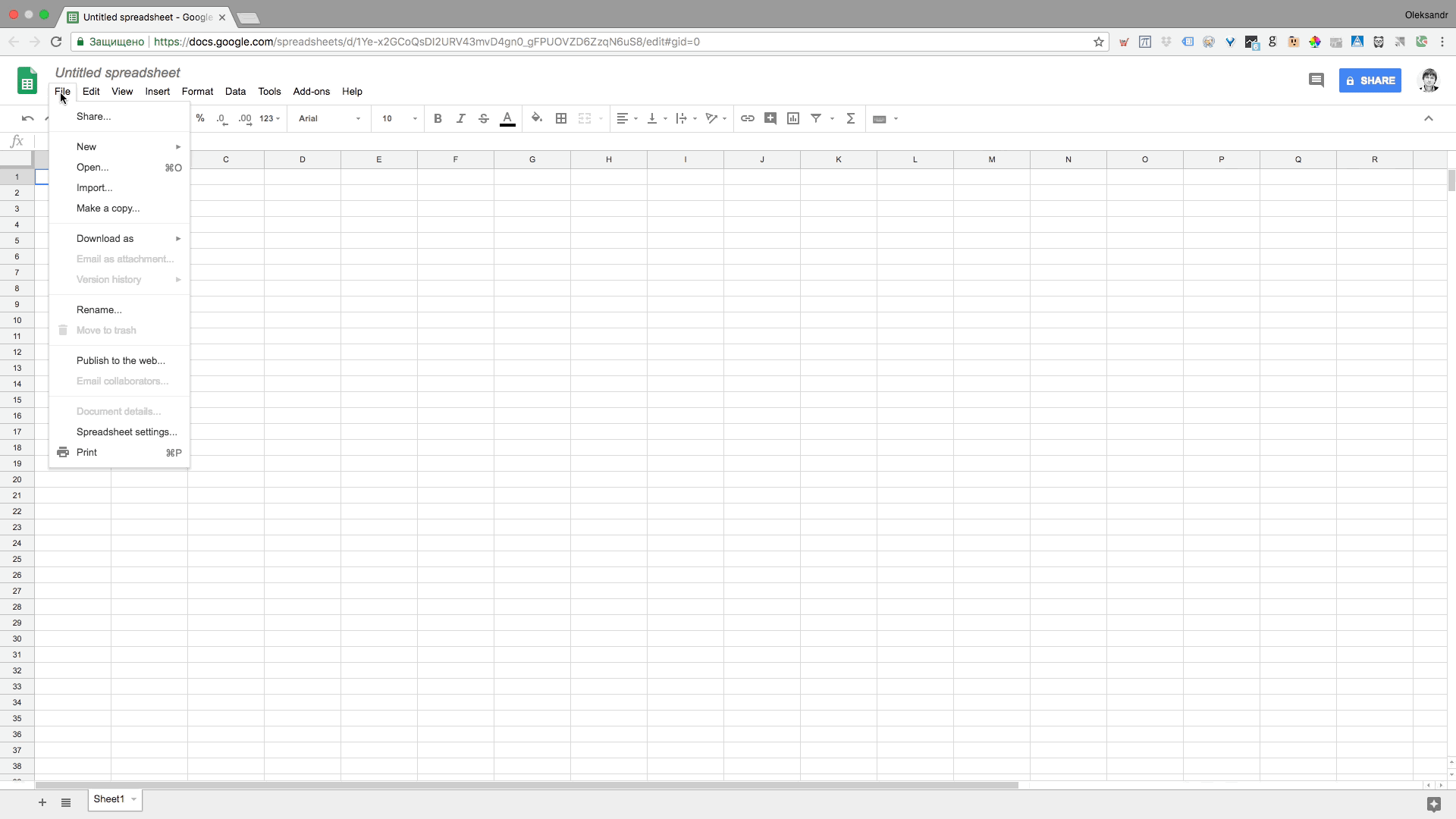 Basic tips for comfy work with Google Sheets