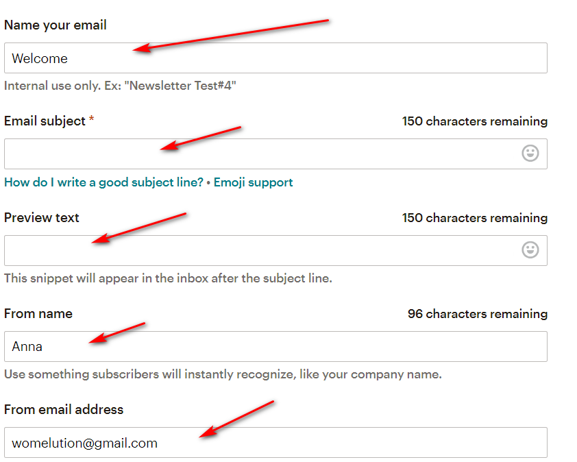  Создание приветственной welcome-цепочки писем в Mailchimp, как работать с mailchimp