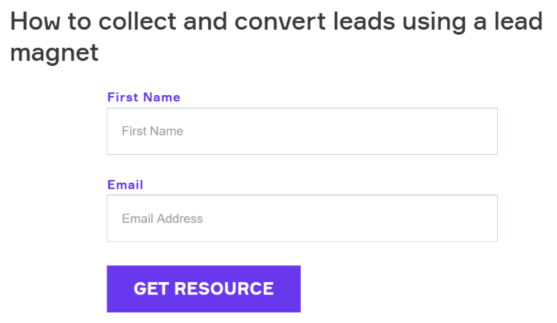 For example, the Infusionsoft service used a guide for converting leads using lead magnets as a lead magnet 