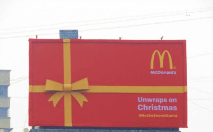 #NotSoSecretSanta, креативная новогодняя реклама от МакДональдс