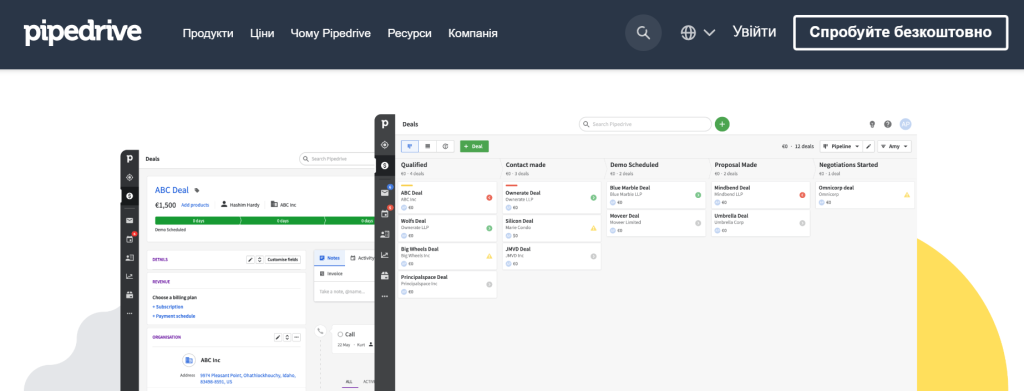 integrations for a productive sales, Pipedrive