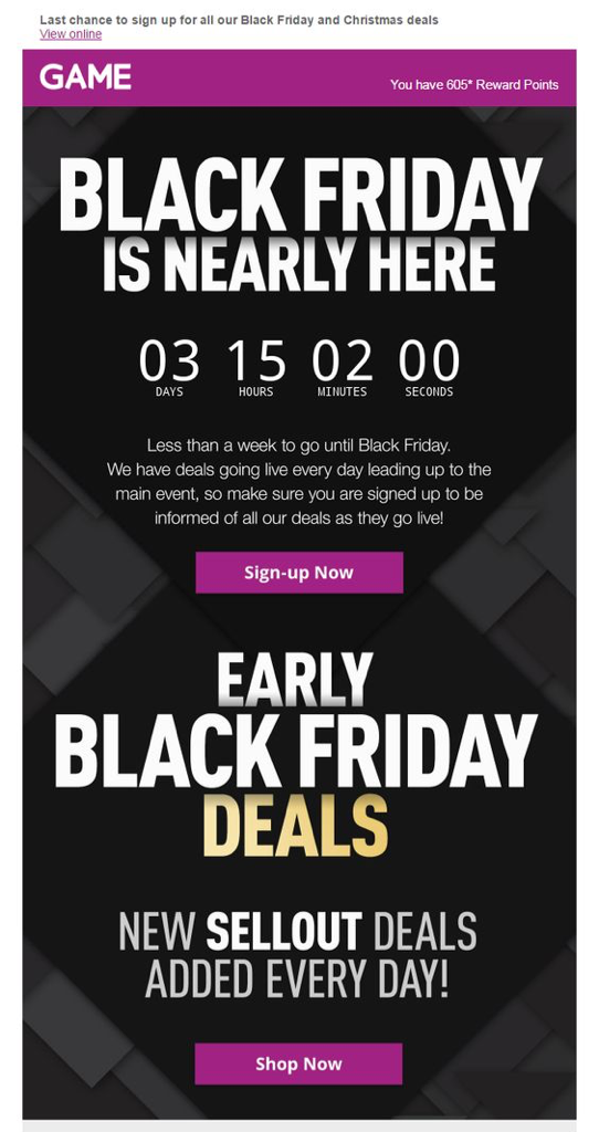 black friday, countdown timer