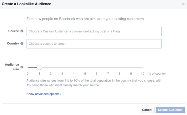 Advanced Facebook Ads Tips, Look-alike audiences