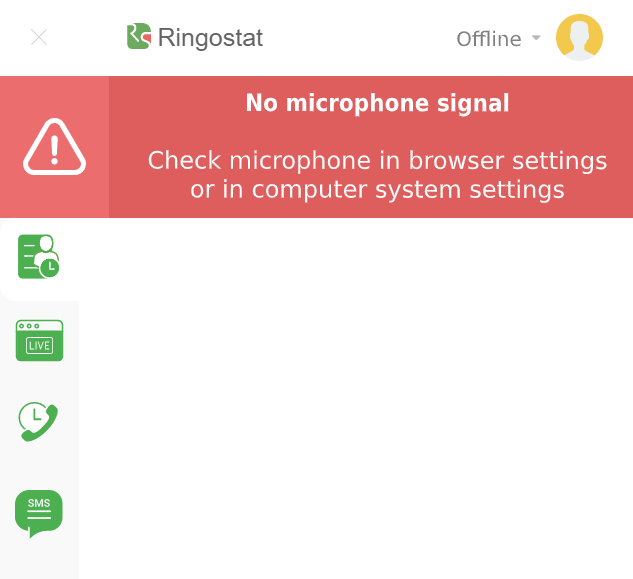 Ringostat Smart Phone sound check, Ringostat updates