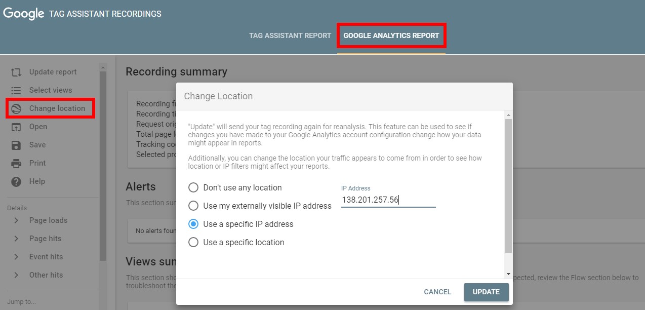 How to Exclude Internal Traffic