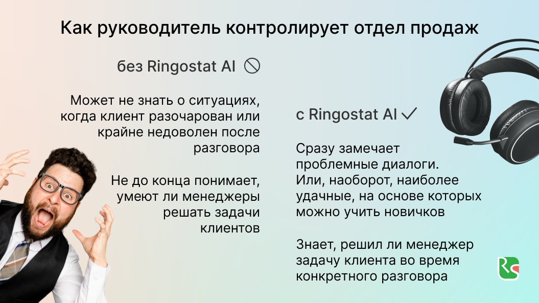 Ringostat AI, настроение диалогов