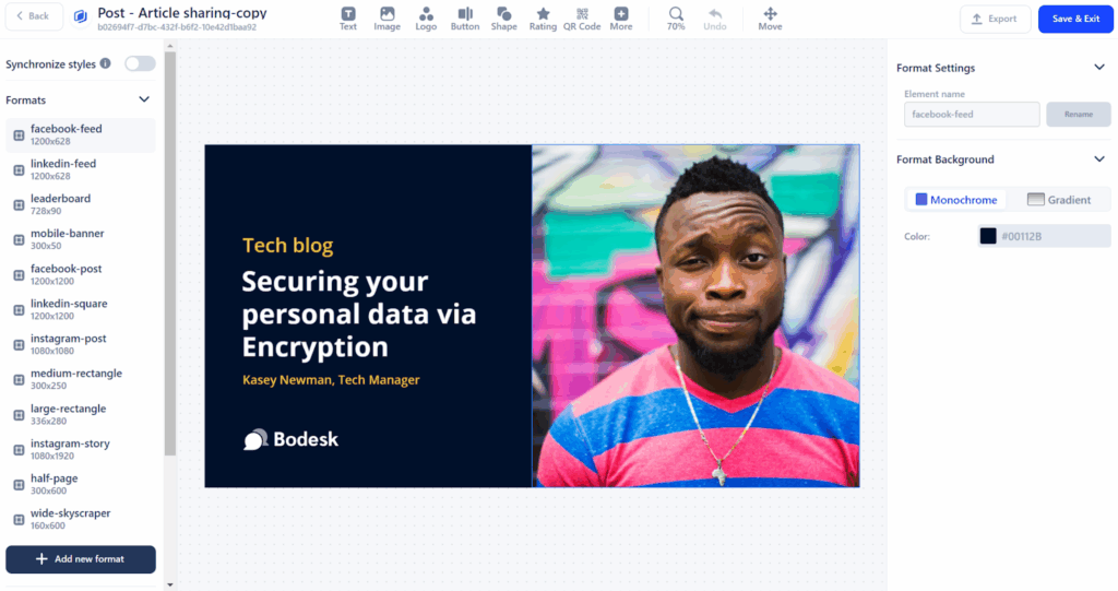 креативы для рекламы с помощью искусственного интеллекта, vista create 4