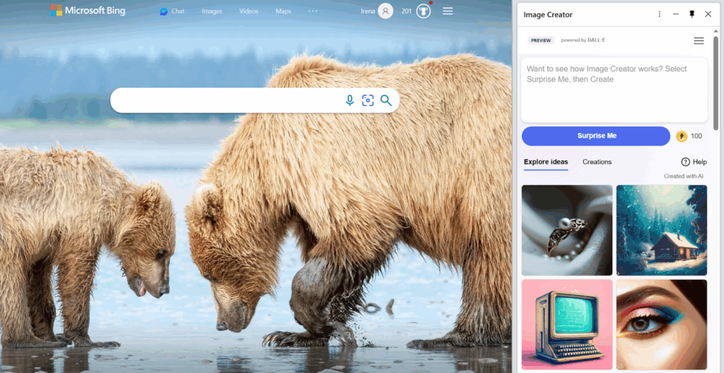 Image Creator от Bing, креативы для рекламы с помощью искусственного интеллекта