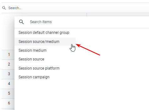 Параметр розбивки source/medium у Google Analytics 4, налаштування