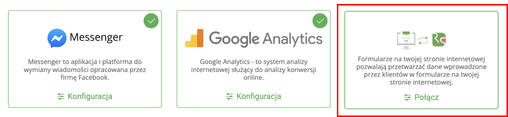 śledzenie formularzy na stronie internetowej