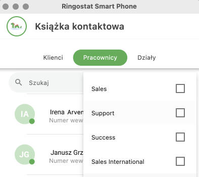 Ringostat Smart Phone, nazwiska współpracowników, 