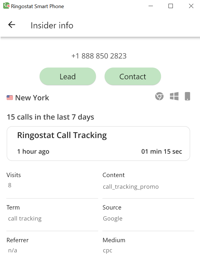 Ringostat Smart Phone, customer insights