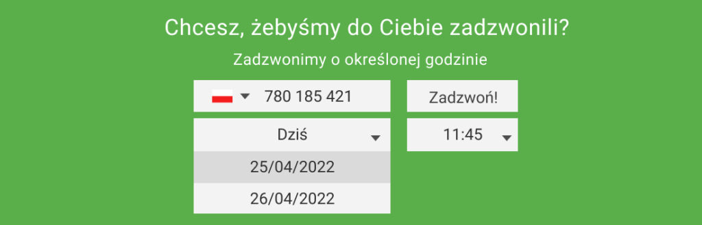 wzrost liczby połączeń, callback Ringostat, widget na stronie  deweloperów