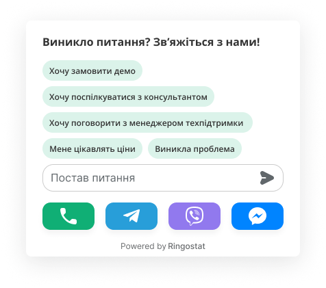 Автоматичні запитання в чаті на сайті Ringostat, Ringostat, оновлення року в Ringostat