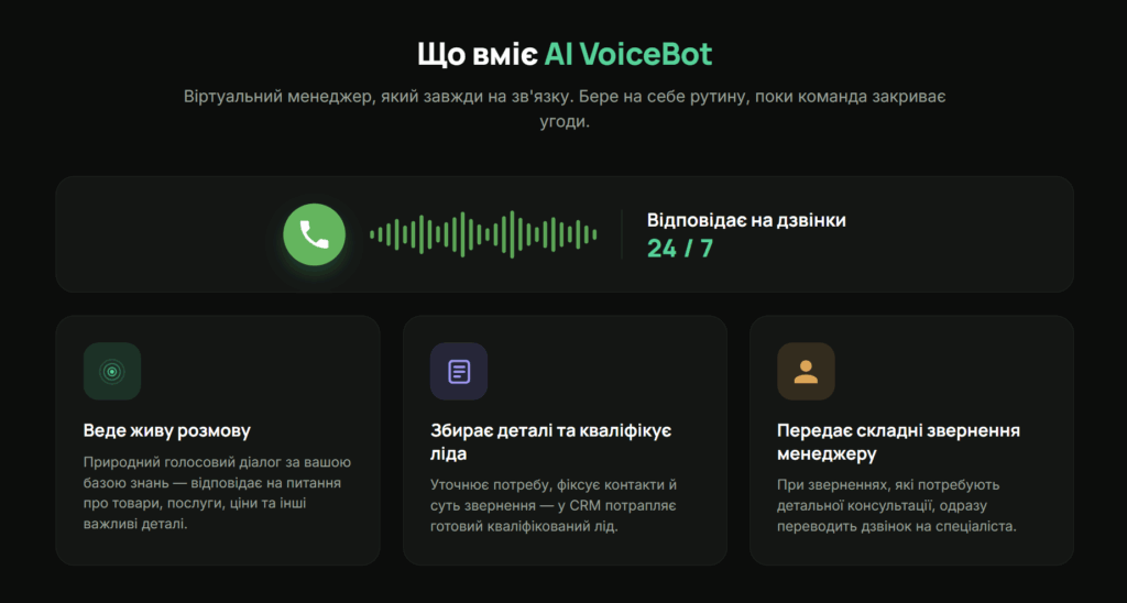 What_VoiceBot_can_do_UA Можливості AI VoiceBot