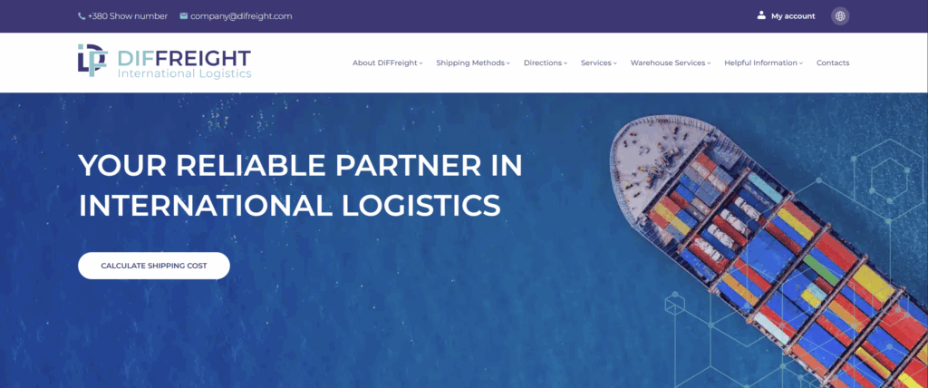 DiFFreight_website_EN DiFFreight website