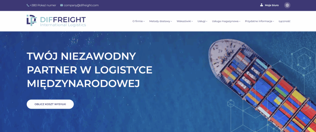 DiFFreight_website_PL Strona DiFFreight