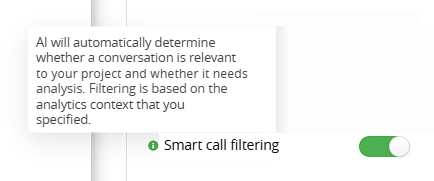 Smart call filtering