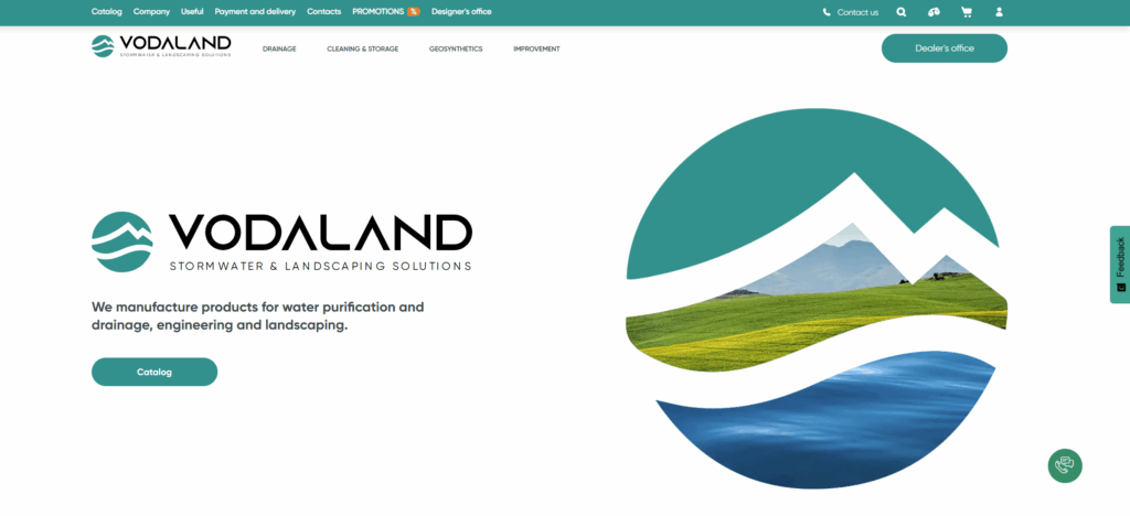 VODALAND website