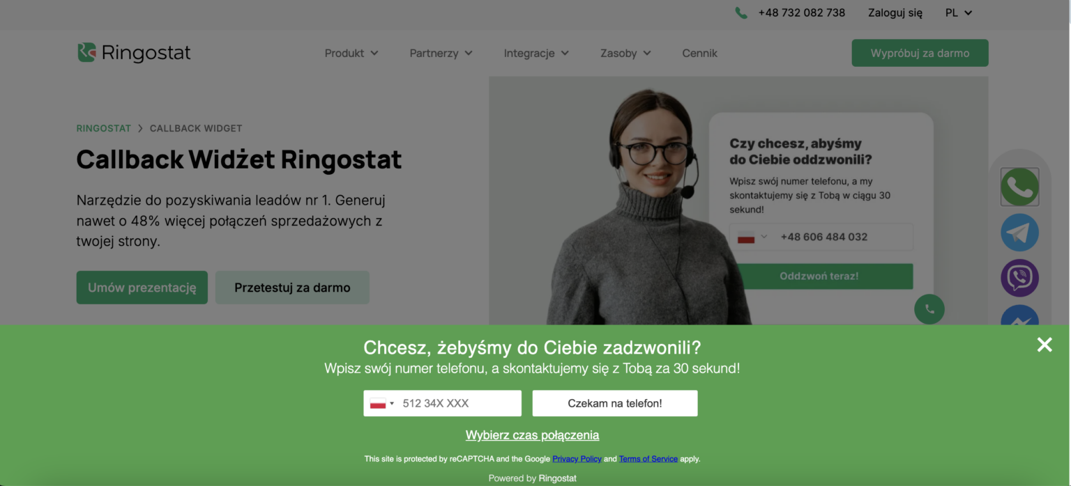callback, widżet, oddzwonienie